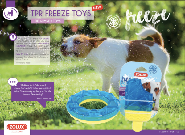 JOUET TPR FREEZE RING 13CM