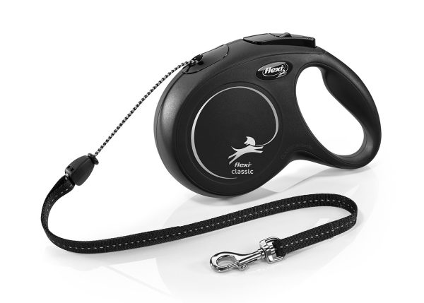 FLEXI NEW CLASSIC M CORDON 8M NOIR