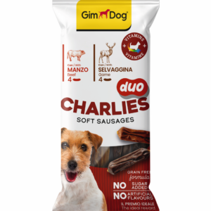 CHARLIES DUO SAUSAGES BEEF *8 60G