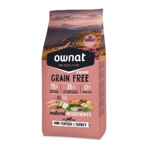 OWNAT Grain Free Prime Mini Chicken & Turkey Ownat 3Kg